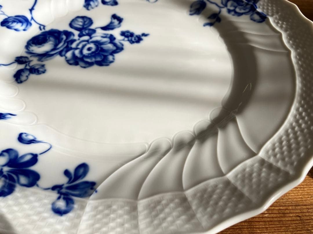 ジノリ ベッキオブルーローズ 26.5ディナープレート×4 - メルカリ