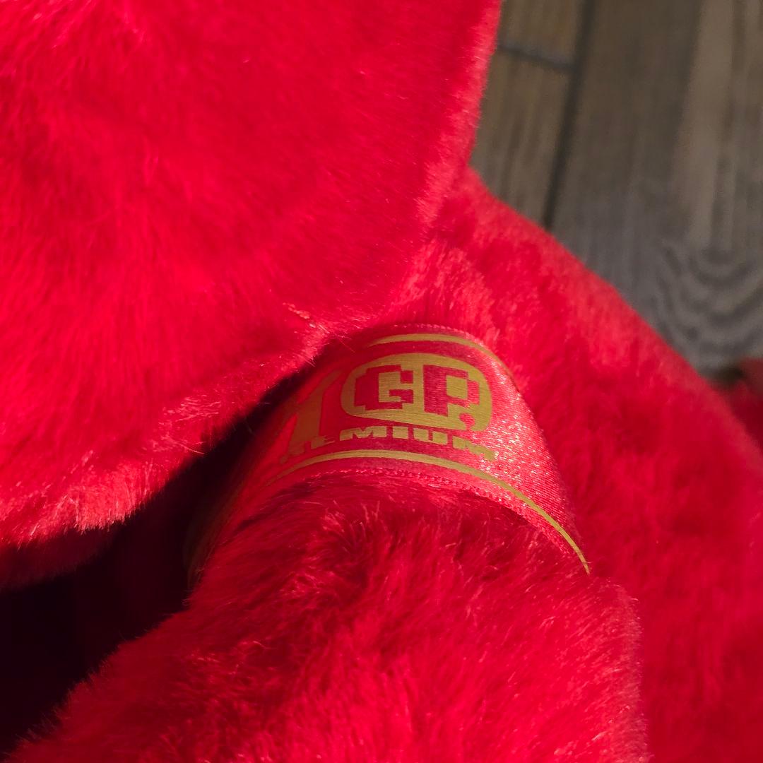 激レア 祝グル～ミ～ ぬいぐるみ GLOOMY チャックスGP 平成 1周年 赤