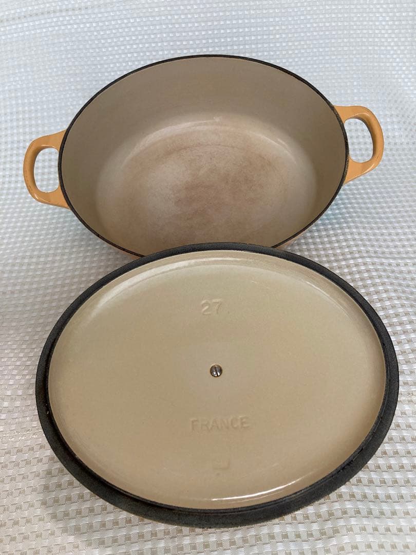Le Creuset ル・クルーゼ　ココット・オーバル27cm サフランイエロー