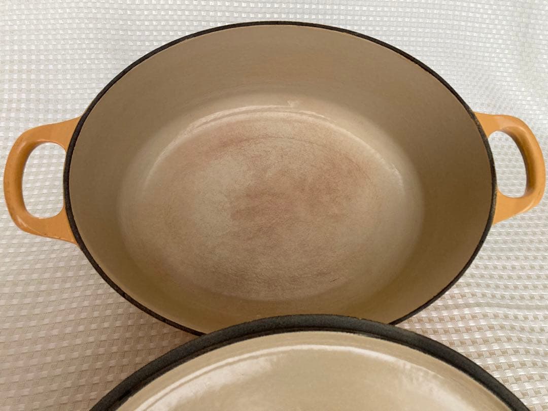 Le Creuset ル・クルーゼ　ココット・オーバル27cm サフランイエロー