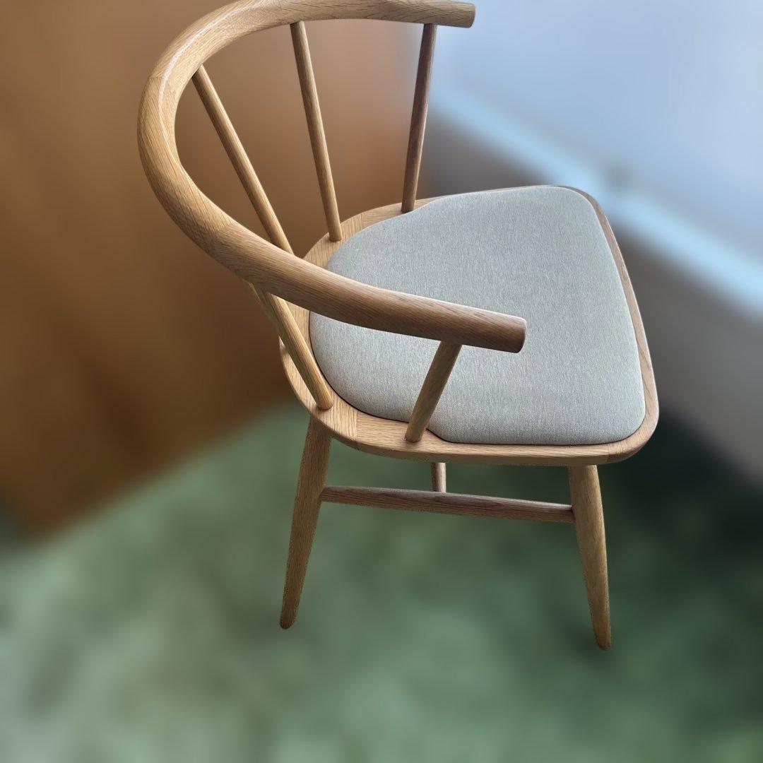 無印良品　オーク材　チェア②