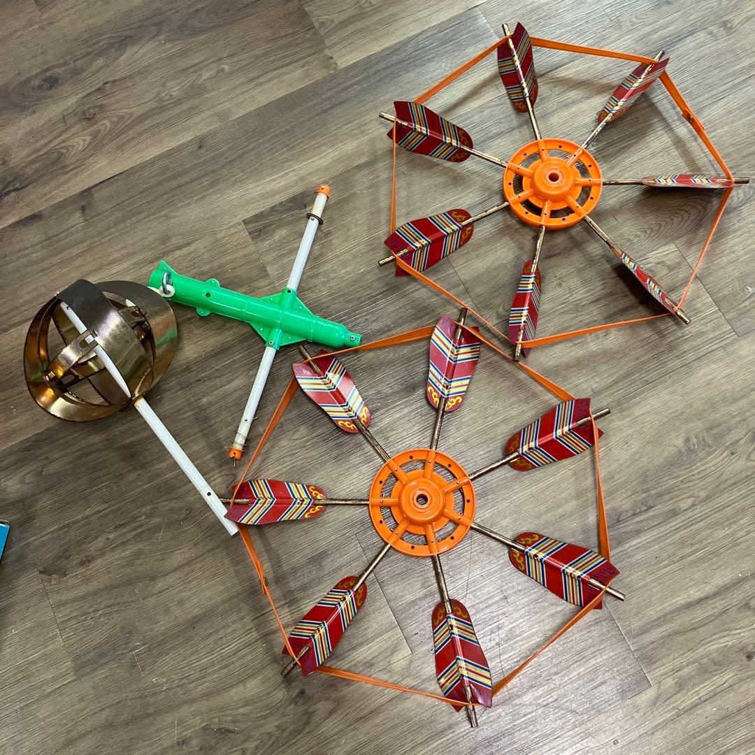 3F 鯉のぼり フルセット ゴールド鯉 吹き流し 矢車 ロープ付 ポール付き