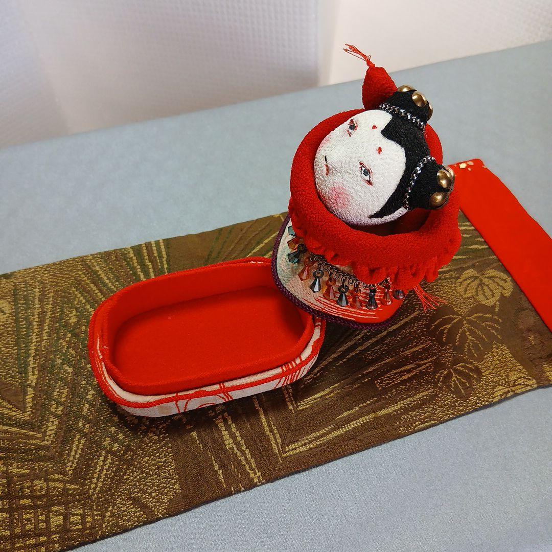 私の手作り/犬筥(いぬばこ)//古布ちりめん/手作り/セット