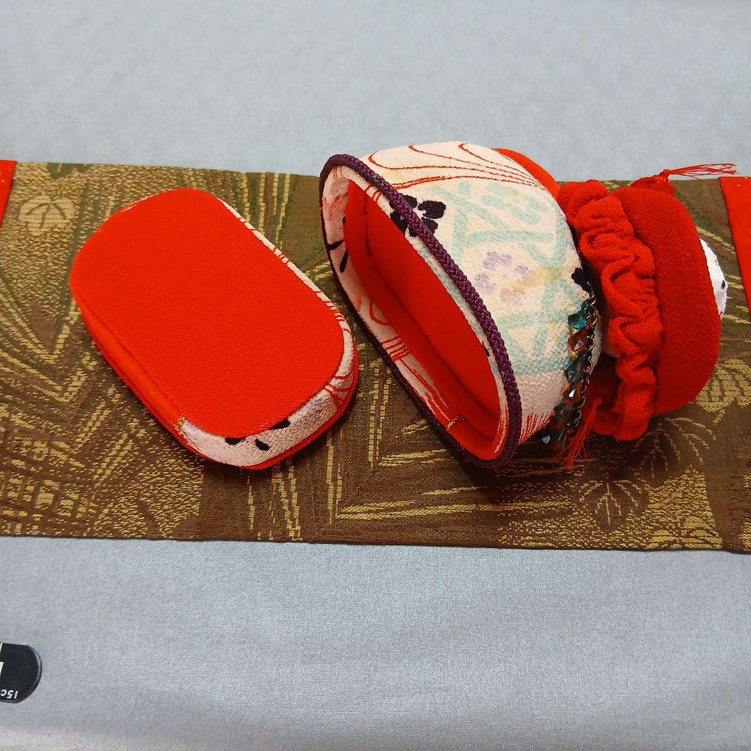 私の手作り/犬筥(いぬばこ)//古布ちりめん/手作り/セット