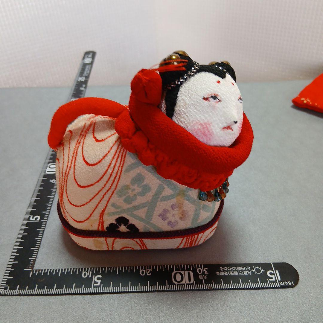 私の手作り/犬筥(いぬばこ)//古布ちりめん/手作り/セット