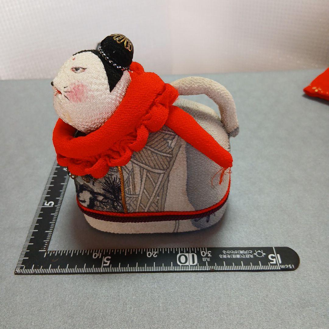 私の手作り/犬筥(いぬばこ)//古布ちりめん/手作り/セット