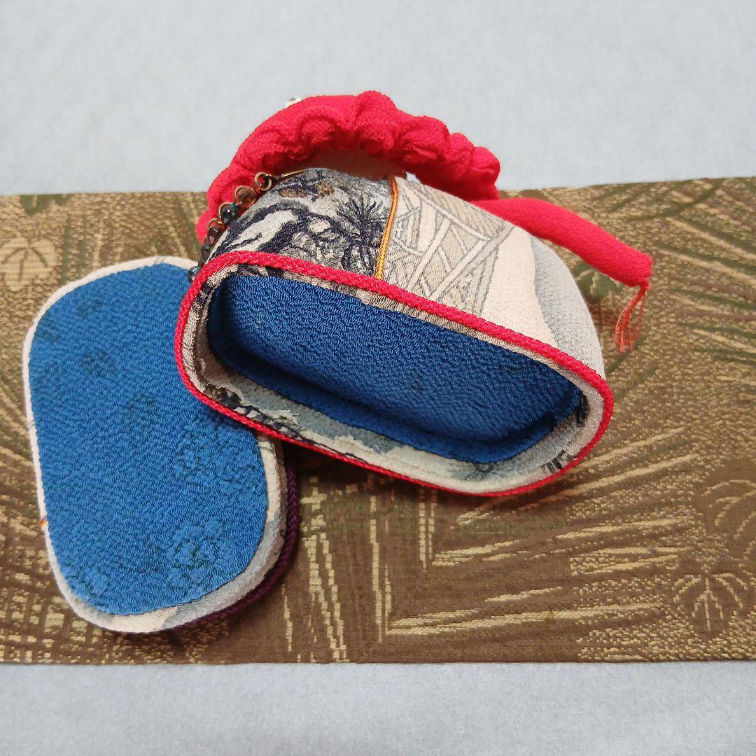 私の手作り/犬筥(いぬばこ)//古布ちりめん/手作り/セット