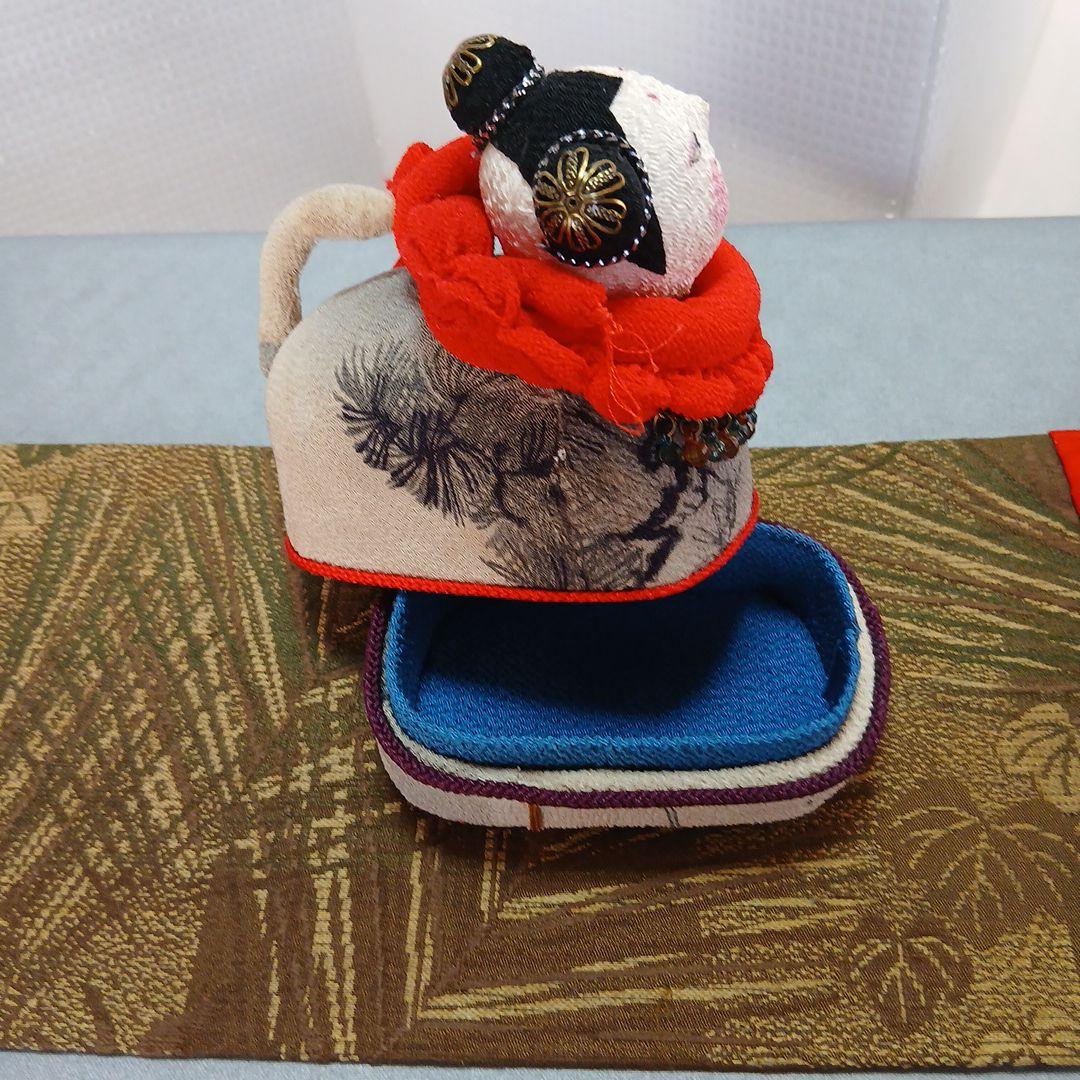 私の手作り/犬筥(いぬばこ)//古布ちりめん/手作り/セット