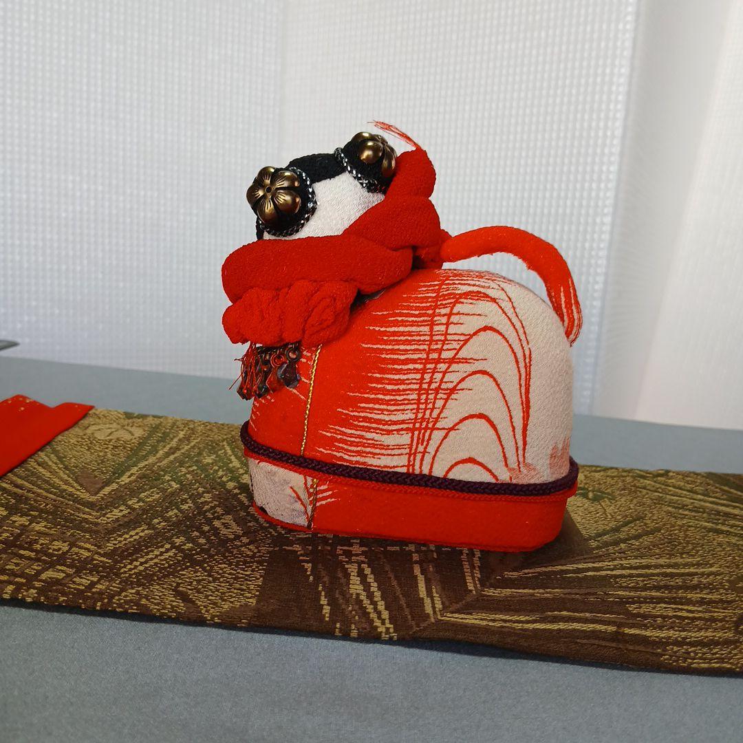 私の手作り/犬筥(いぬばこ)//古布ちりめん/手作り/セット