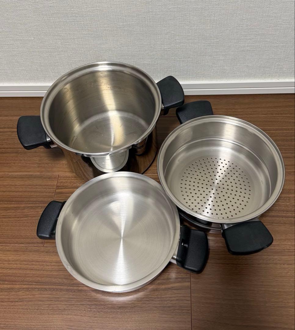 アムウェイ クイーンクック4Lと6Lシチューパンセット＋万能カップ