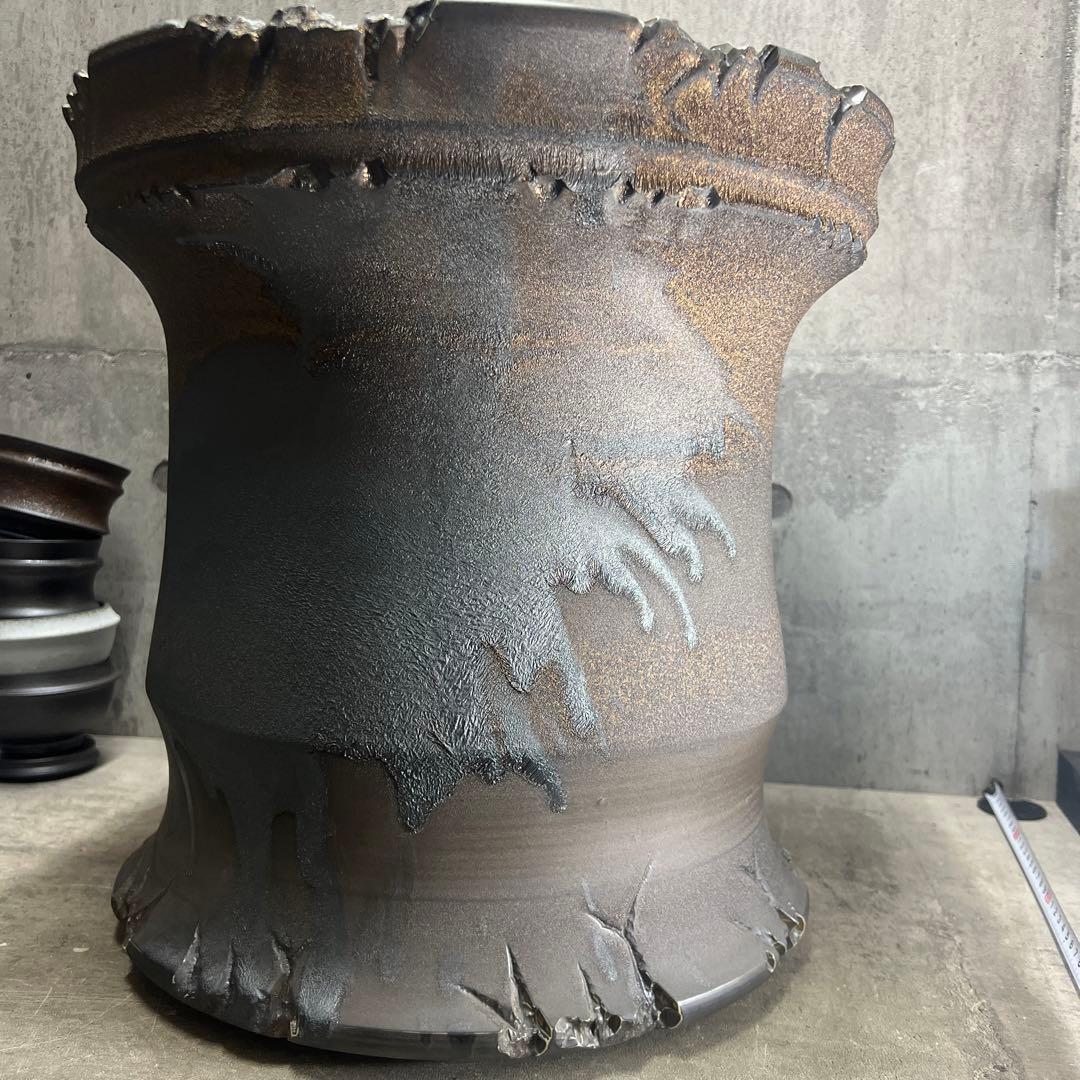 手作植木鉢2点 特大サイズ 検（ 塊根植物 グラキリス パキプス アガベ)