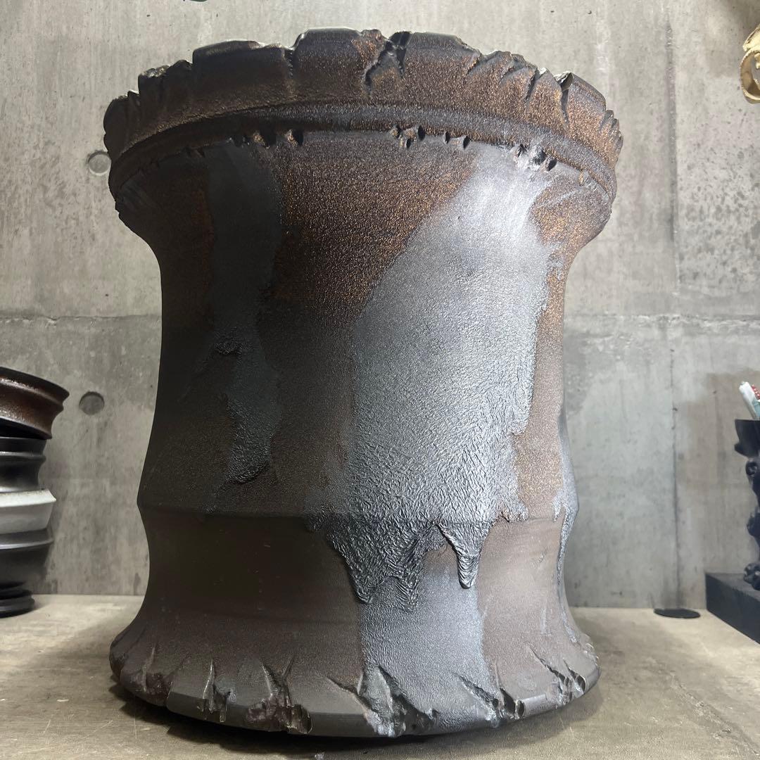 手作植木鉢2点 特大サイズ 検（ 塊根植物 グラキリス パキプス アガベ)