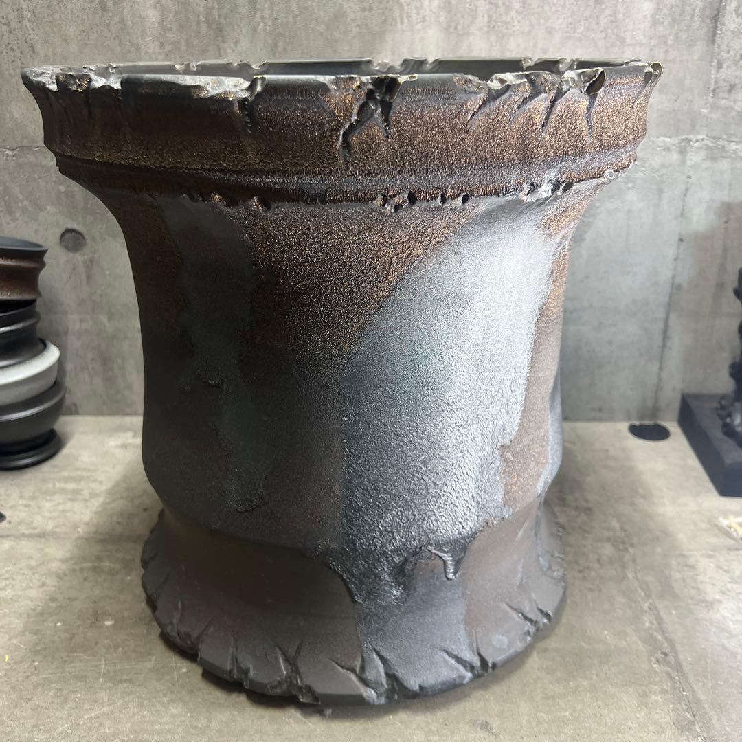 手作植木鉢2点 特大サイズ 検（ 塊根植物 グラキリス パキプス アガベ)