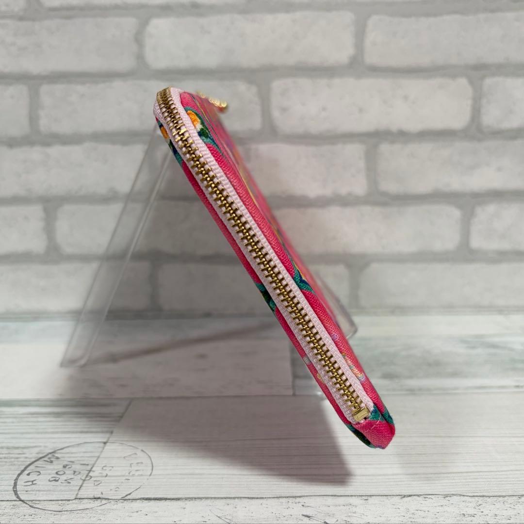 ハンドメイドポーチ l字ファスナー 財布 通帳ポーチ ユキエモン - メルカリ