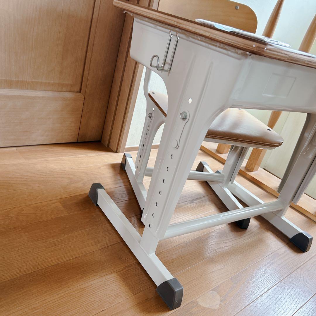 極美品 ダイイチ 第一工業 SSデスク チェア 学校 机 椅子 セット 希少