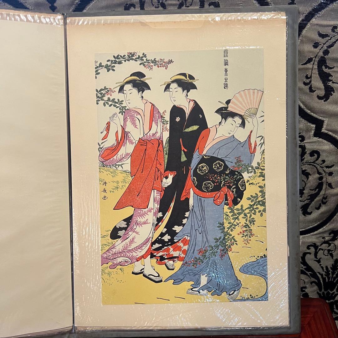 貴重 清長 鳥居清長 浮世絵名品選 集英社 kiyonaga Ukiyo-e - メルカリ