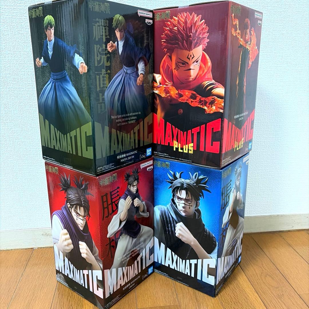 呪術廻戦　MAXIMATIC フィギュア4種セット