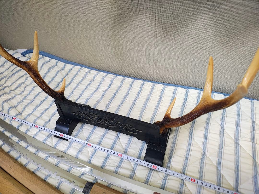 模造刀白鞘、打刀、脇差、飾り棚までセット 美品