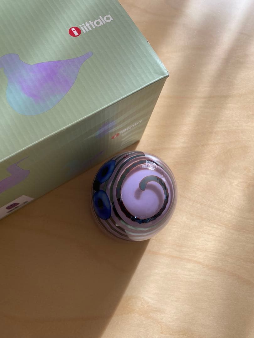 イッタラ　新品　バード バイ トイッカ フクロウ(子) ライトライラック