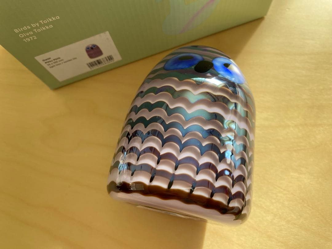 イッタラ　新品　バード バイ トイッカ フクロウ(子) ライトライラック