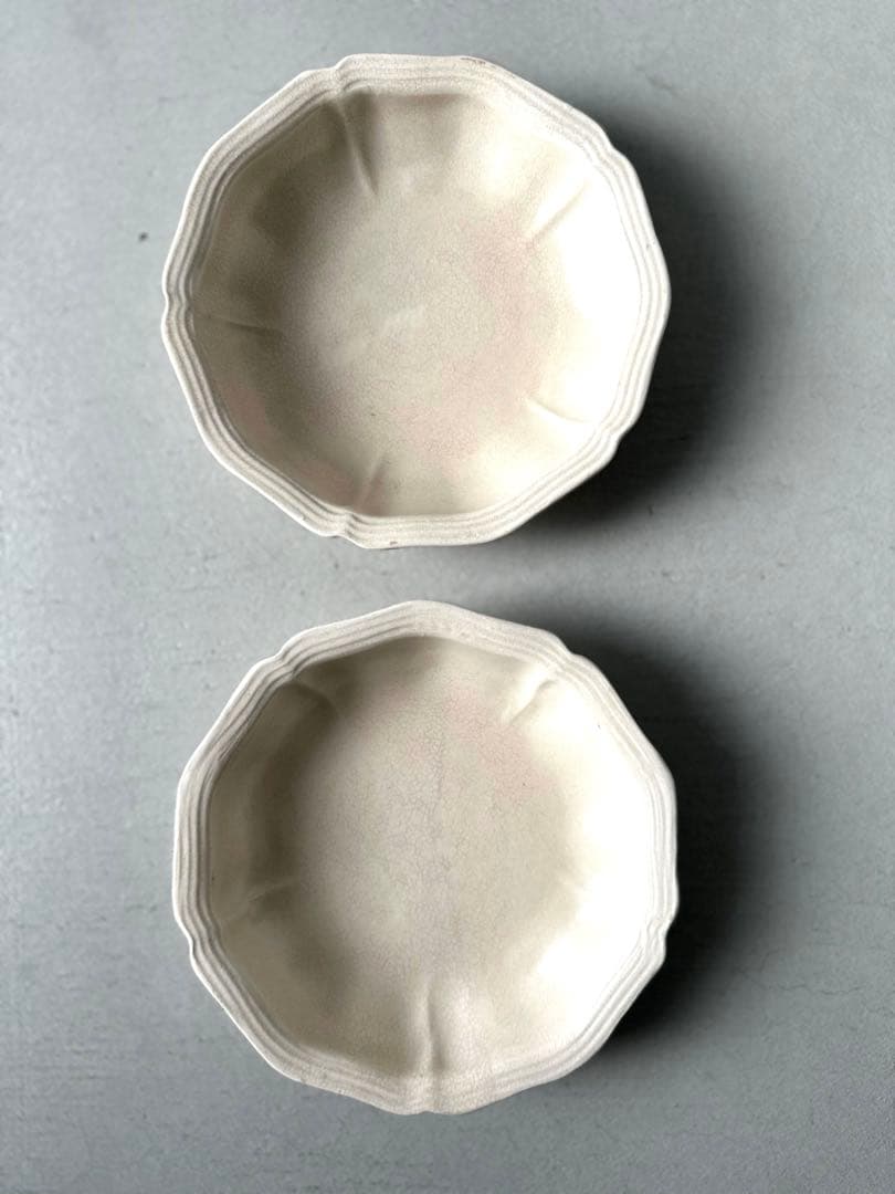 長峰菜穂子/ レリーフ深皿2枚セット