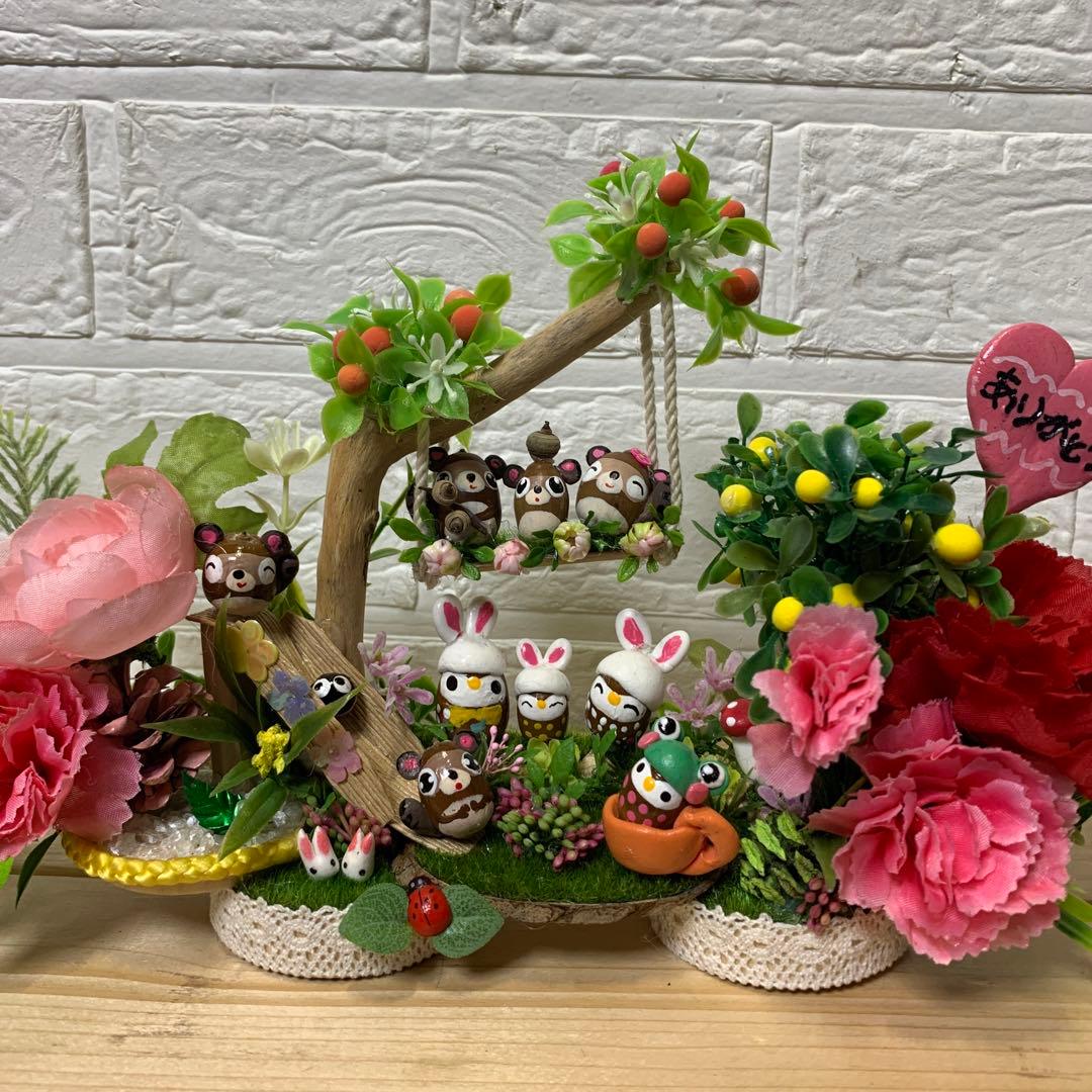 どんぐりアート♡母の日ありがとうオブジェ♡ - メルカリ