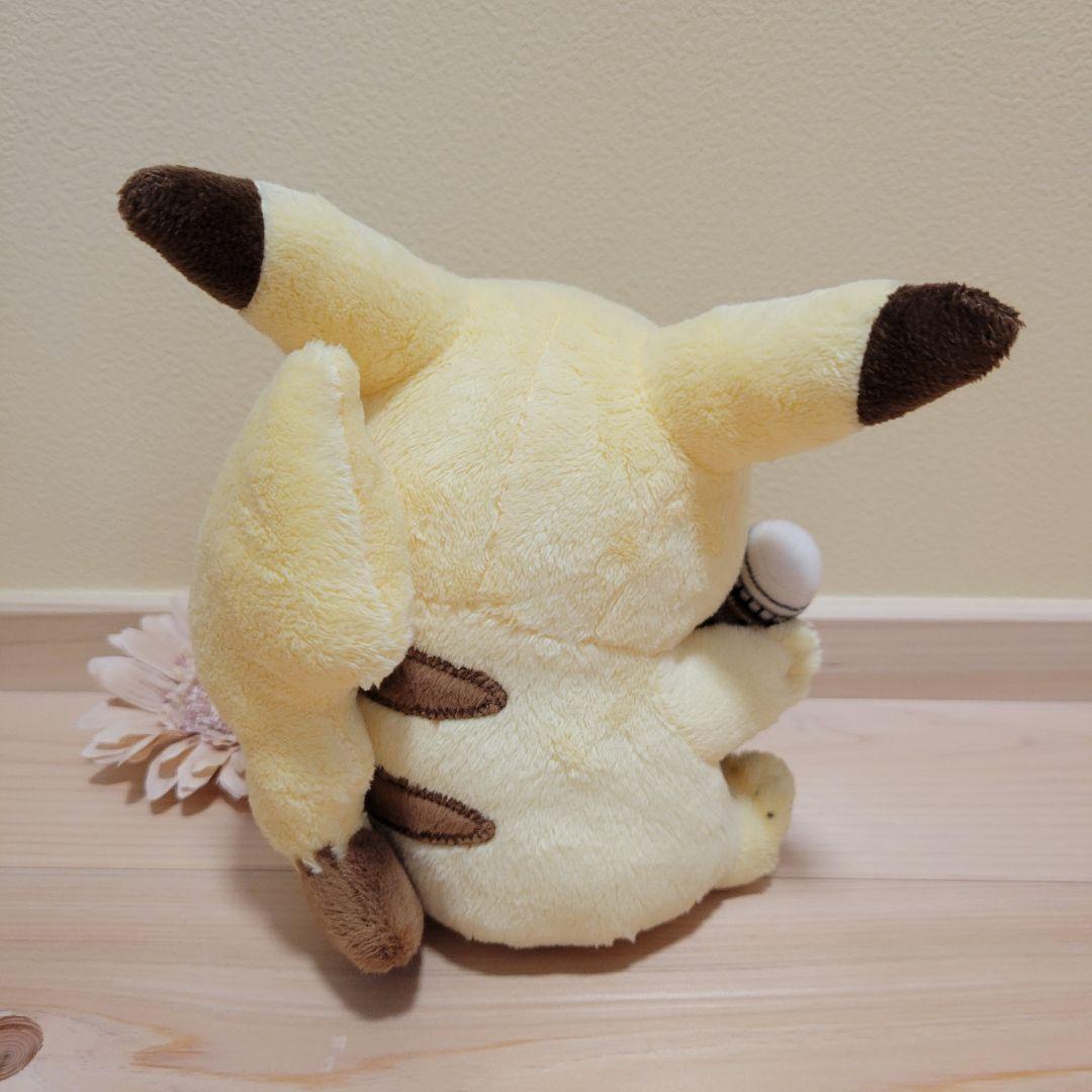 美品】ポケモン ピカチュウ セピアグラフィティ ケチャップ ぬいぐるみ