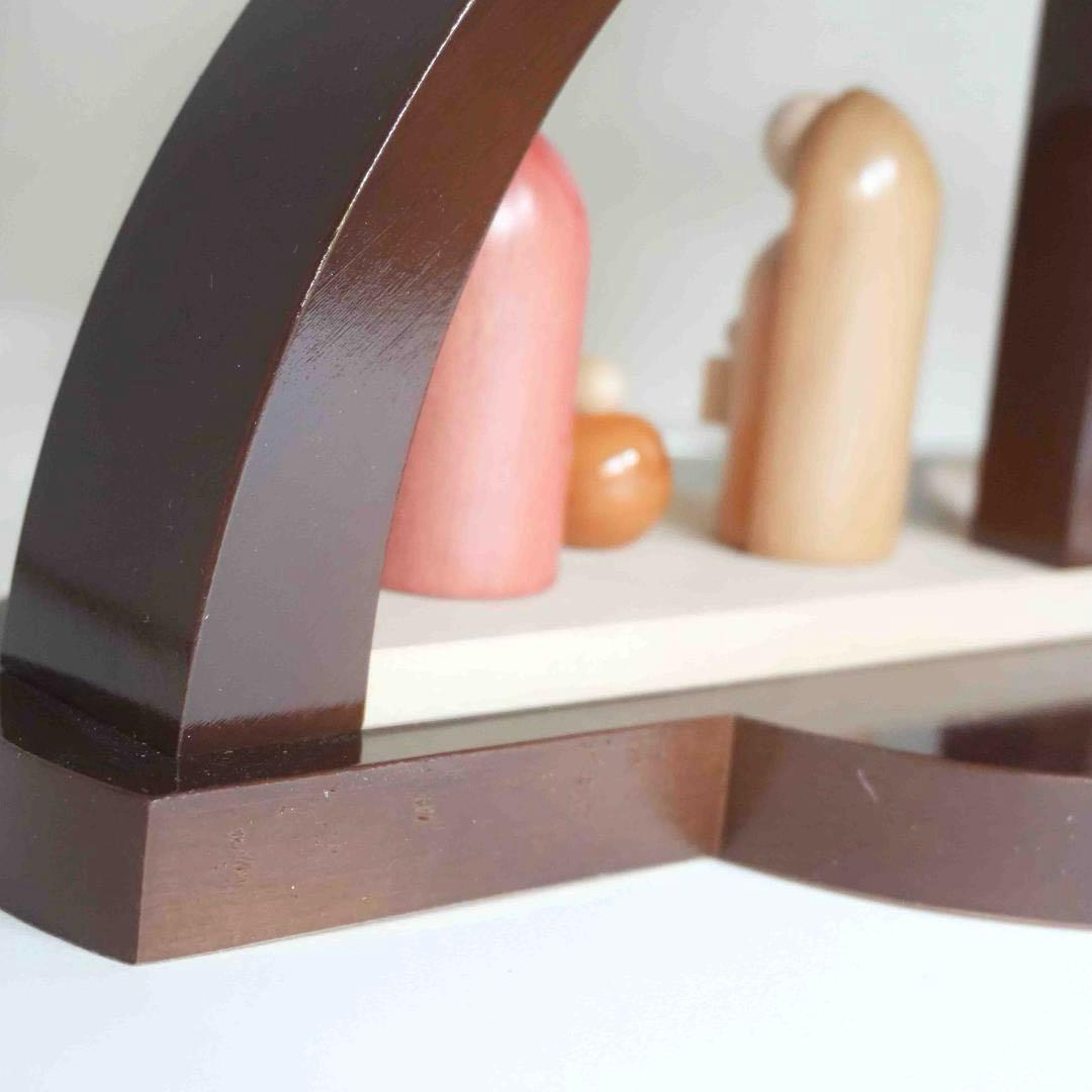 ドイツ ティーライトピラミッド（キリスト生誕）木製工芸品 エルツ山地 ザイフェン