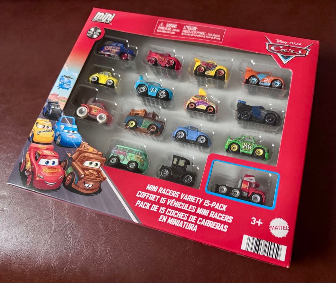 ディズニー ピクサー カーズ ミニレーサーズ15台セット2024年版アメリカ限定