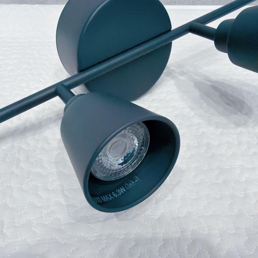 IKEA クヌートボー 4灯 スポットライト 黒 イケア 電気 インテリア