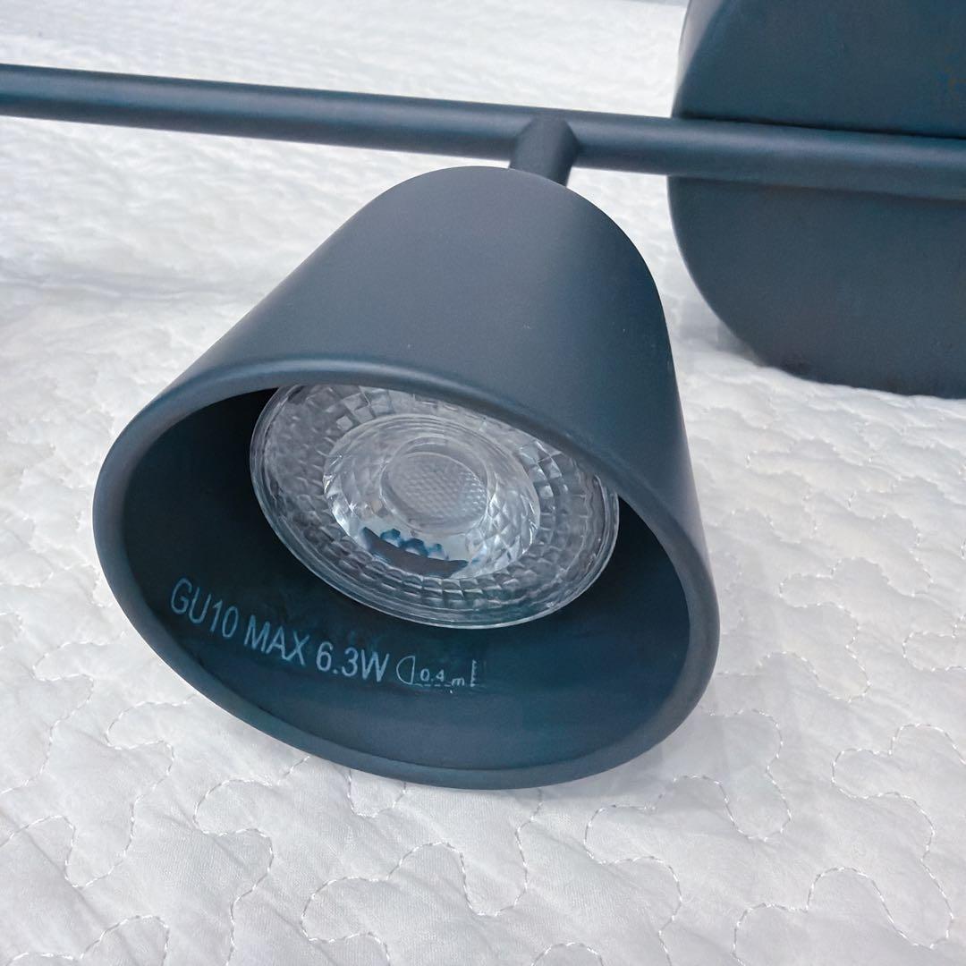 IKEA クヌートボー 4灯 スポットライト 黒 イケア 電気 インテリア