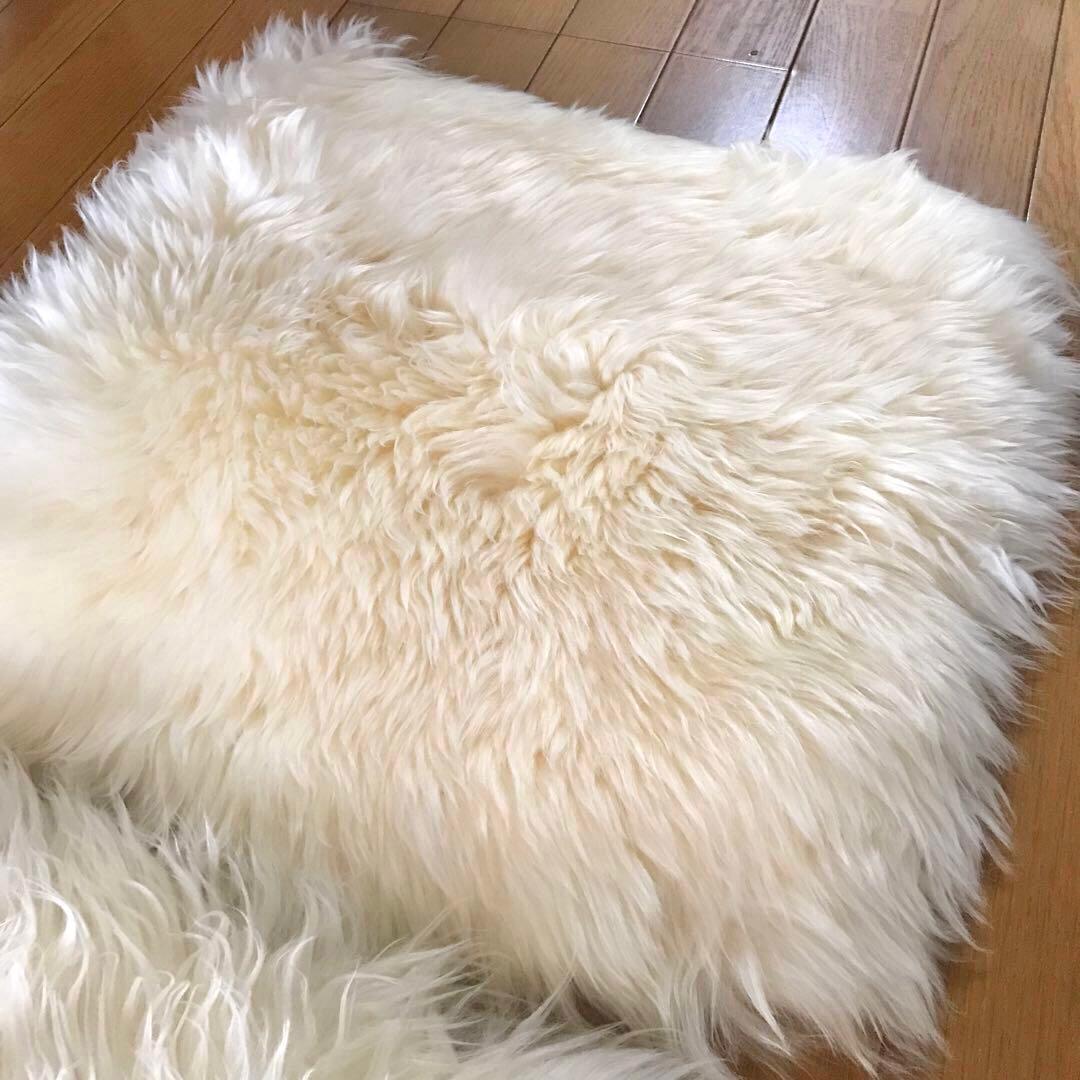 ムートン￼ 座布団￼ ￼￼ クッション￼ 2枚セット