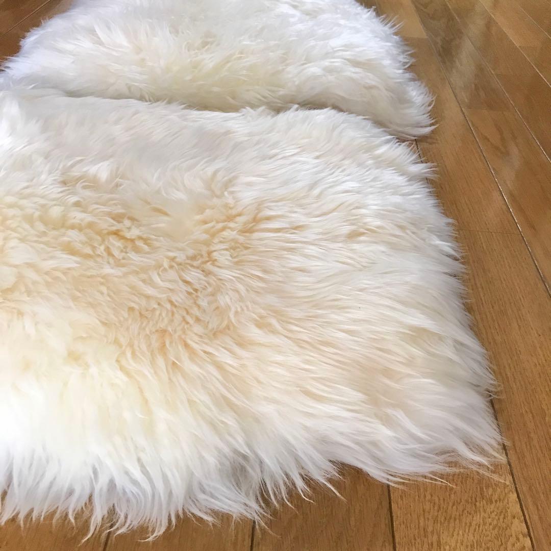 ムートン￼ 座布団￼ ￼￼ クッション￼ 2枚セット