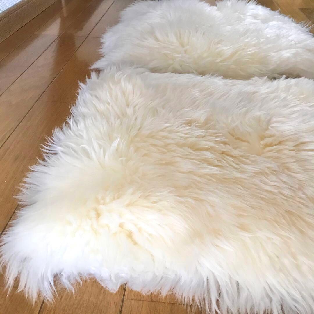 ムートン￼ 座布団￼ ￼￼ クッション￼ 2枚セット