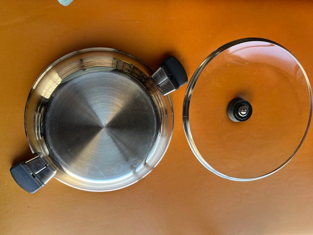 パエリアのおこげも羽付餃子もくっ付かない！アムウェイノンスティックグリルパン