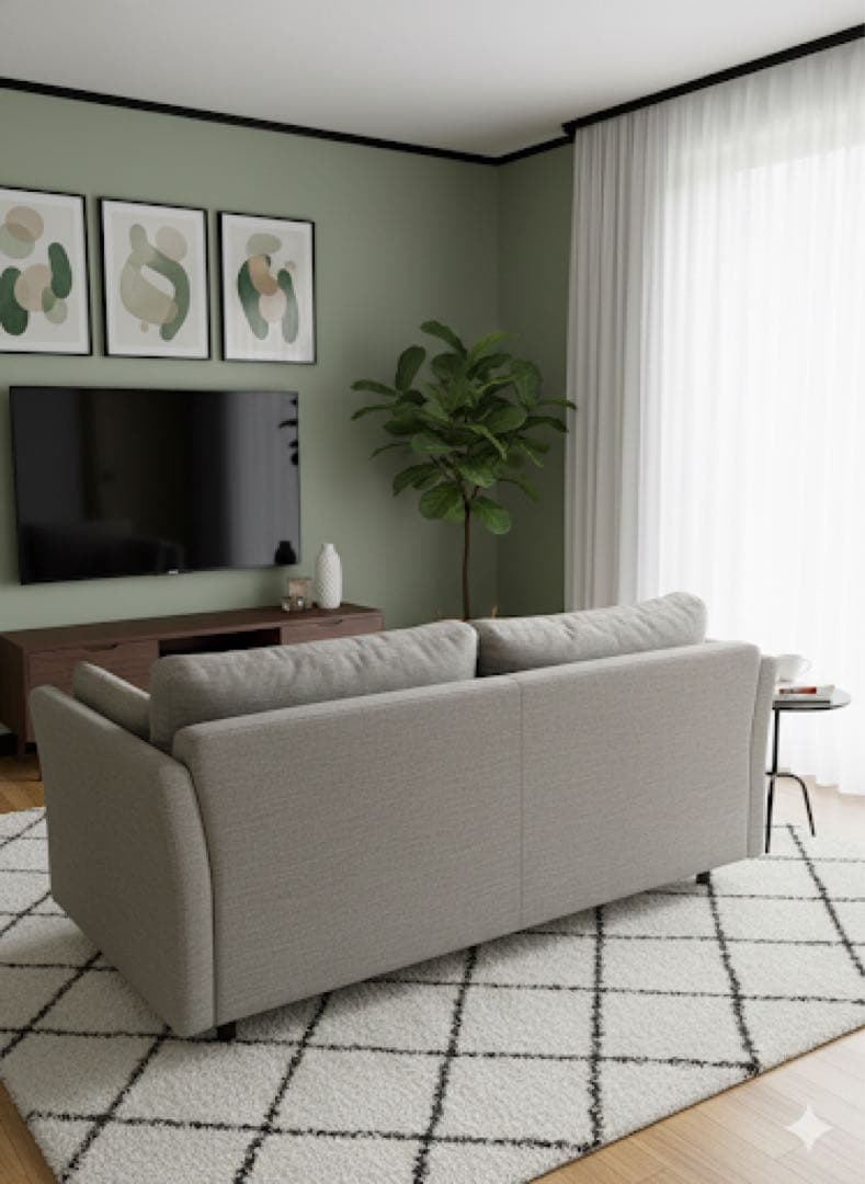 ニトリ 2〜3人掛けソファ ベージュ