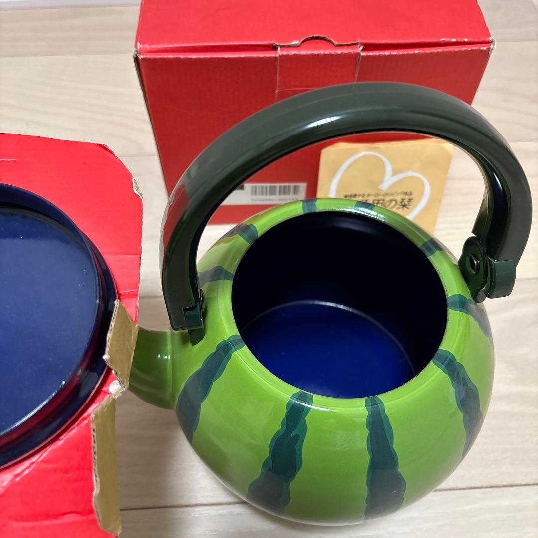 エジリー　ホーローやかん　2.4リットル　スイカ