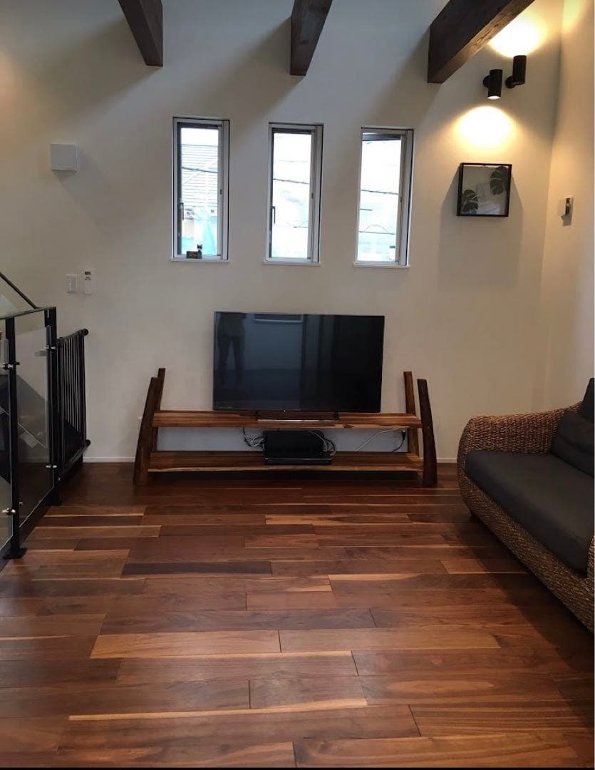 テレビ台　チーク材　バリ家具　アジアン家具