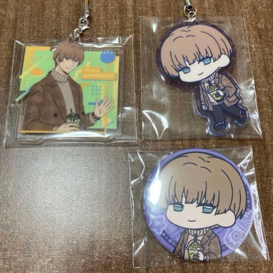 奈良坂 奈良坂透 ワールドトリガー アクリルストラップ 缶バッジ