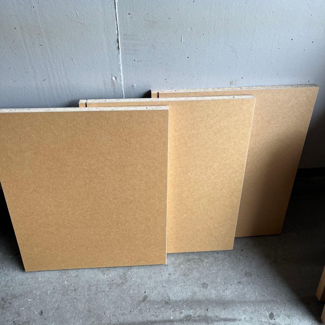 美品・廃盤希少☆無印 パルプボードボックス・2段・タテヨコA4