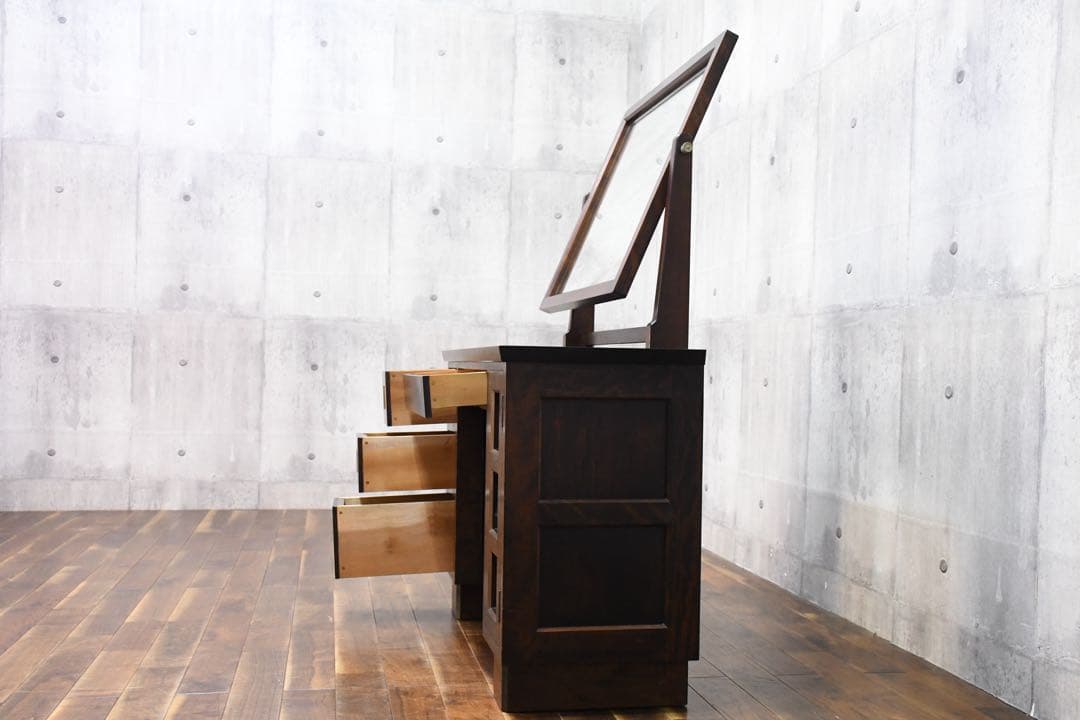 FAC24 松本民芸家具 309型 一面鏡台 42万 水目桜/ミズメザクラ 無垢