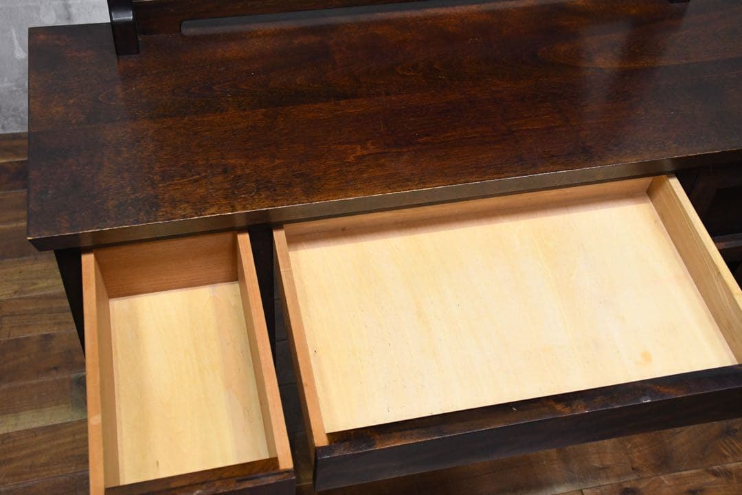 FAC24 松本民芸家具 309型 一面鏡台 42万 水目桜/ミズメザクラ 無垢