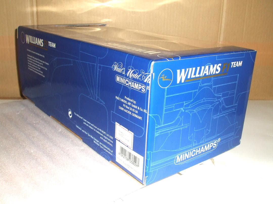 ウィリアムズ FW22 SHOWCAR モントーヤ ミニチャンプス 1／18