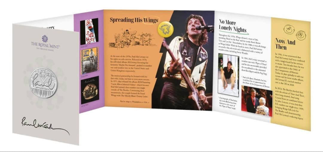 ジョンレノンポールマッカートニー英国記念限定5ポンド友情絆SETビートルズ