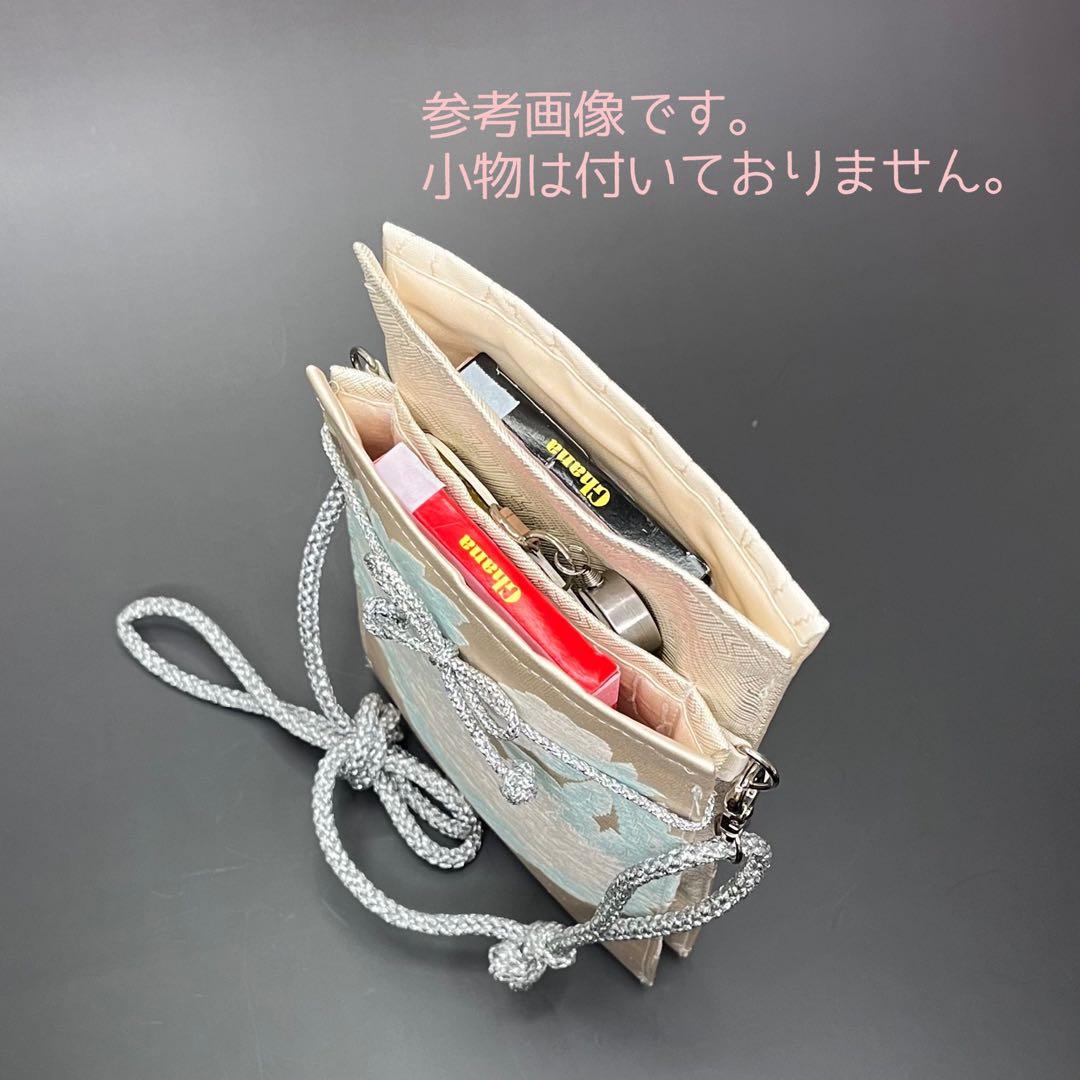 p14 *帯スマホポシェット* 帯リメイク* 縦型斜め掛け ポーチ