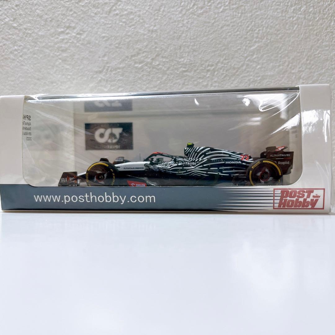 ポストホビー特注 スパーク 1/43 アルファタウリAT04 アブダビ 角田裕