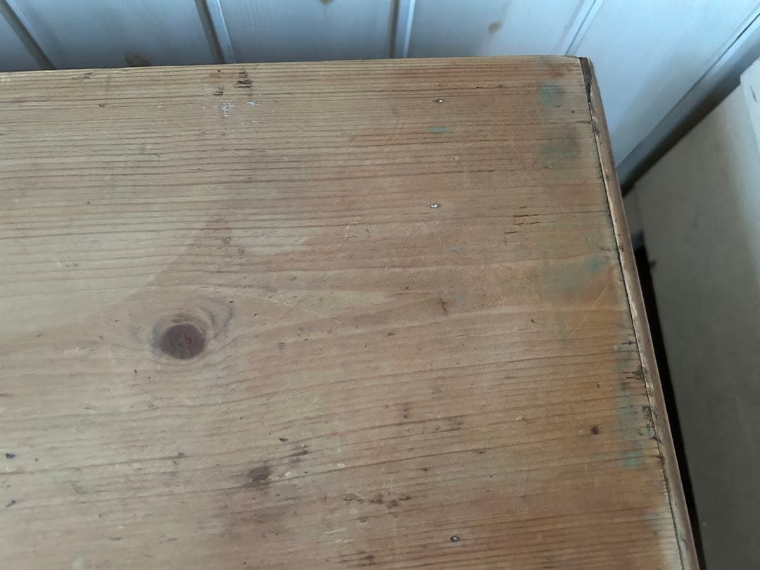 あーちゃん様専用！アンティーク オールドパイン リネンボックス