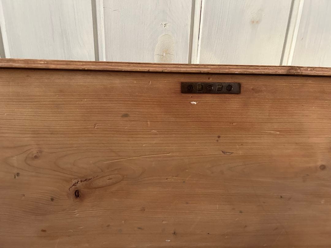 あーちゃん様専用！アンティーク オールドパイン リネンボックス