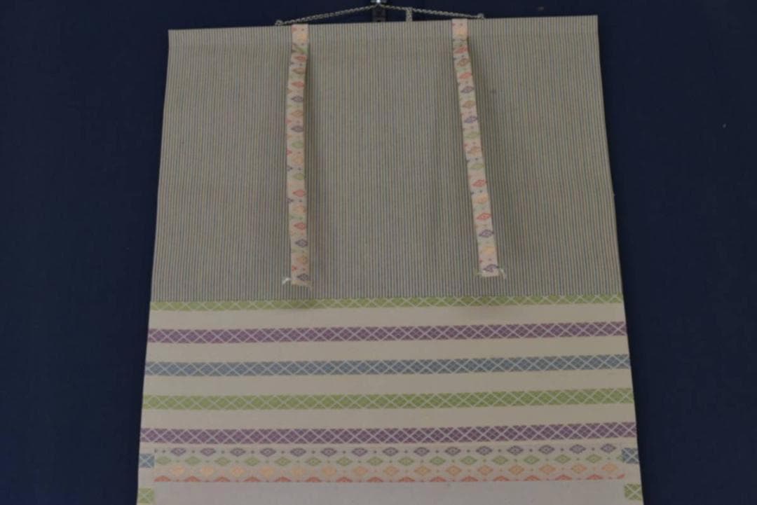 真作】前大徳大橋香林/守鳳/雛画賛/ヒナ図/掛軸☆宝船☆