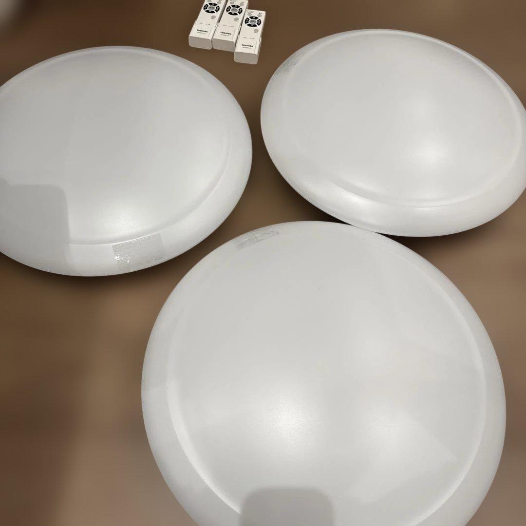 NLEH06K02B-DLD シーリングライト 3個セット リモコン付き